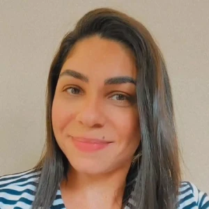 Imagem de perfil para depoimento de Aline Andrade